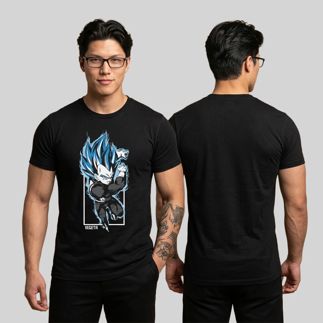 Camiseta Algodon Vegeta Dragon Ball Art - Image 2