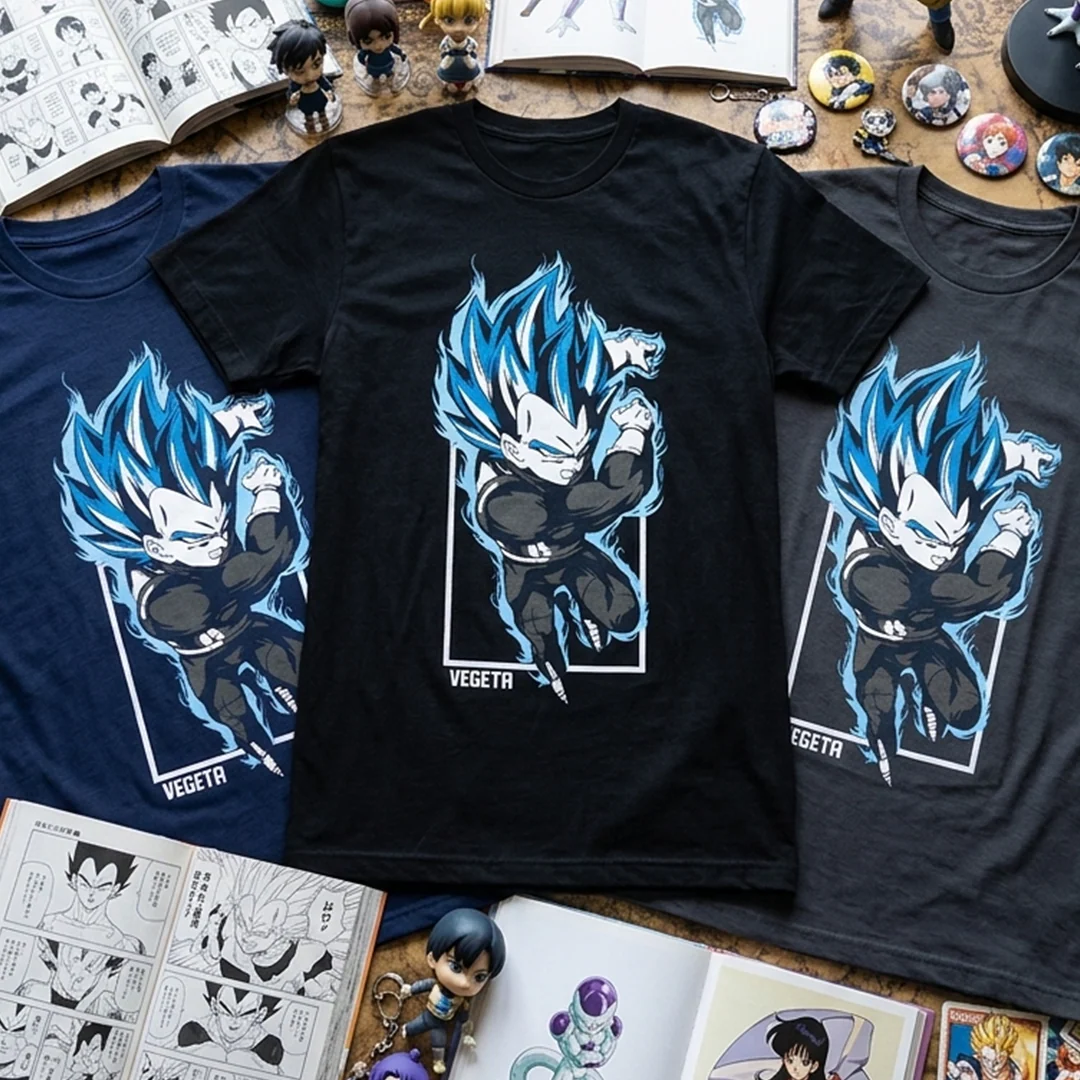 Camiseta Algodon Vegeta Dragon Ball Art - Image 4