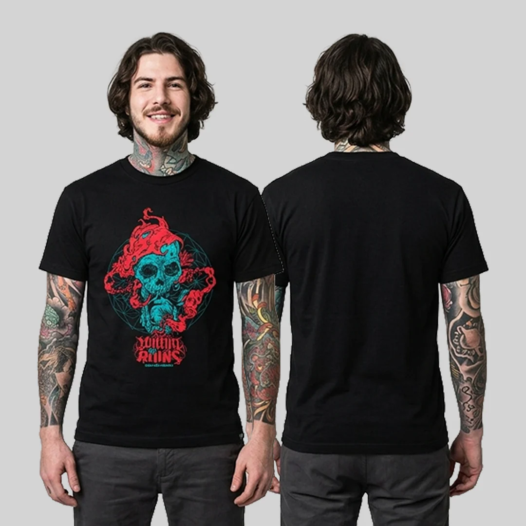 Camiseta Algodon Within the Ruins Halfway Human - Image 2