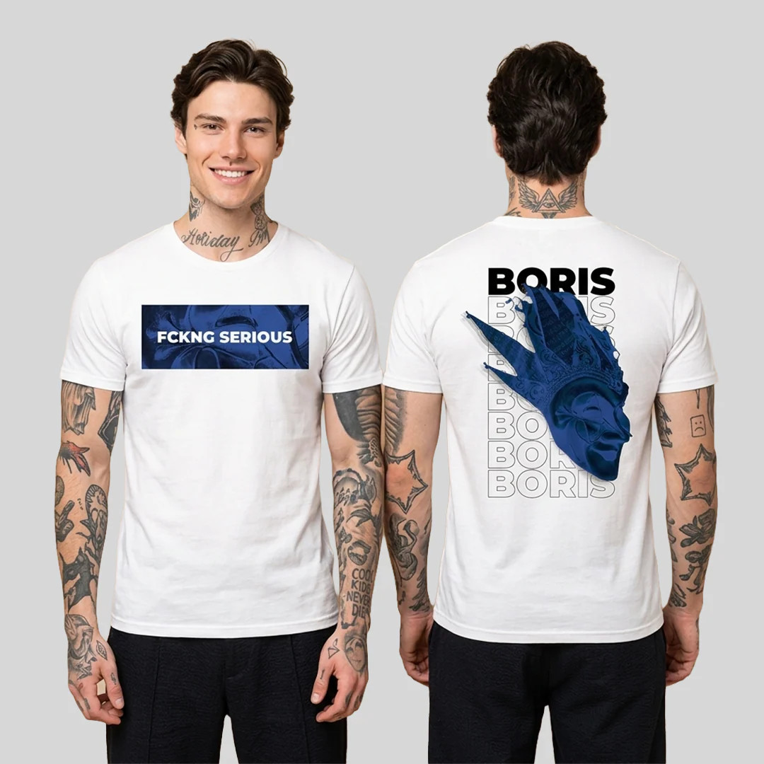 Camiseta Boris Brejcha Fckng Serious doble estampado - Image 3