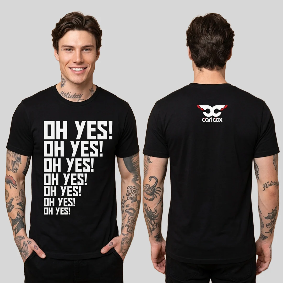 Camiseta Algodón Doble Estampado Carl Cox Oh Yes! - Image 3