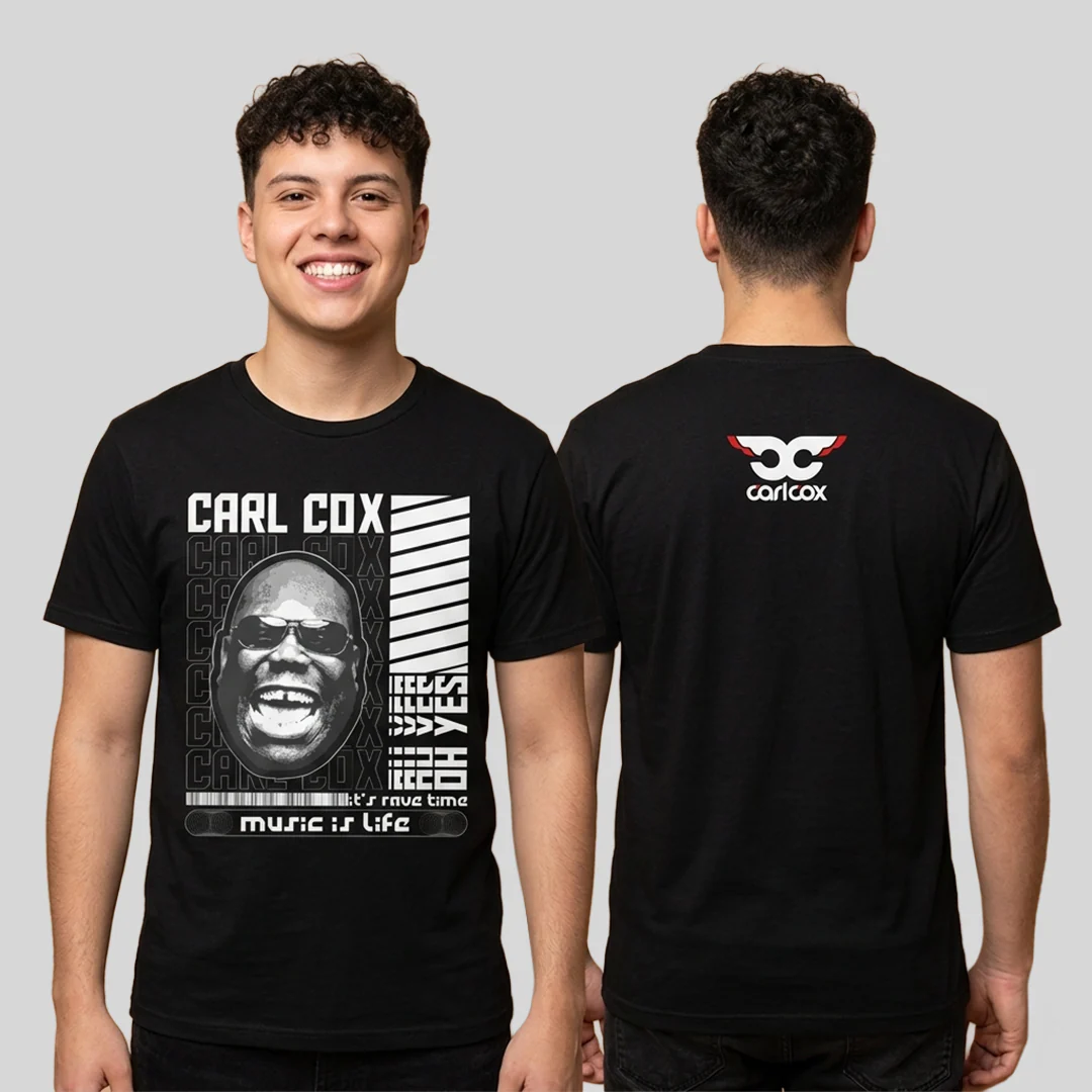 Camiseta Algodón Doble Estampado Carl Cox Art - Image 3