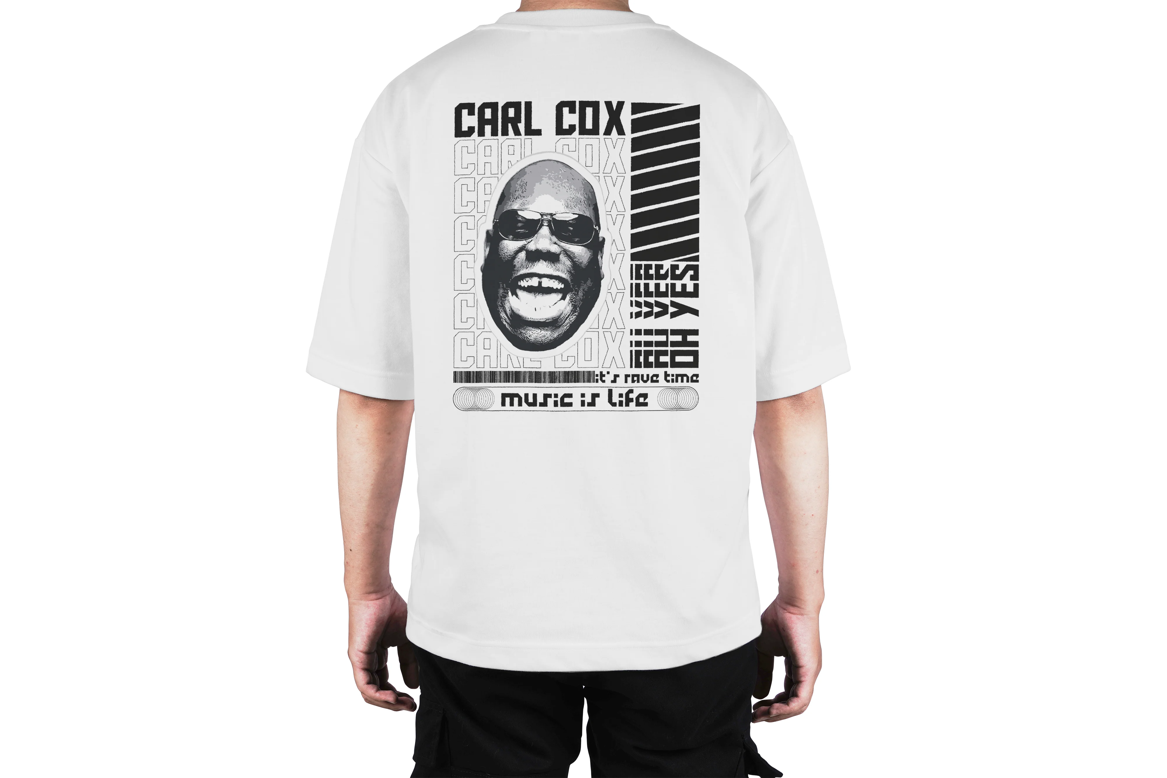 Camiseta Oversize Carl Cox Art - Image 3
