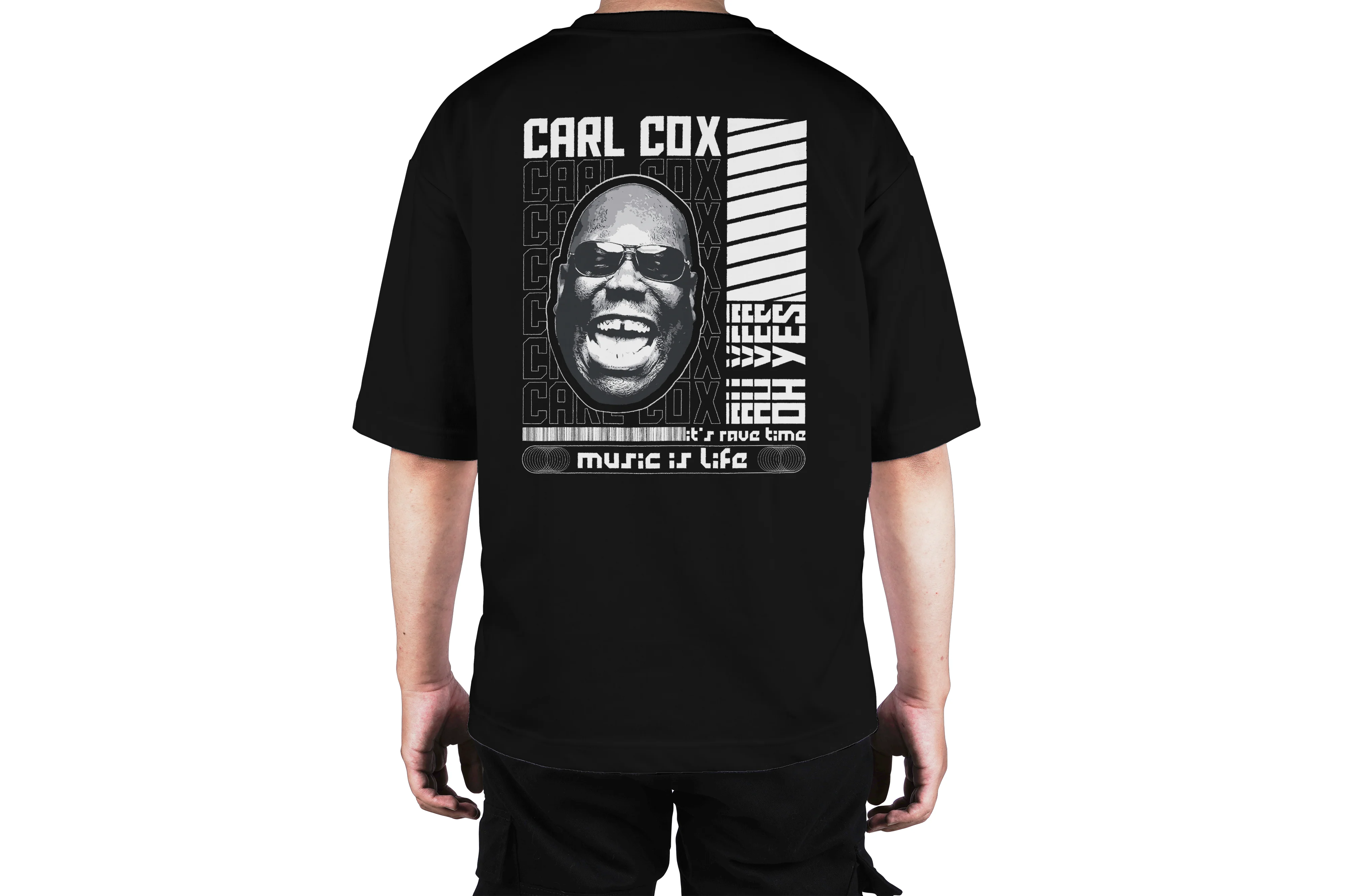 Camiseta Oversize Carl Cox Art - Image 4