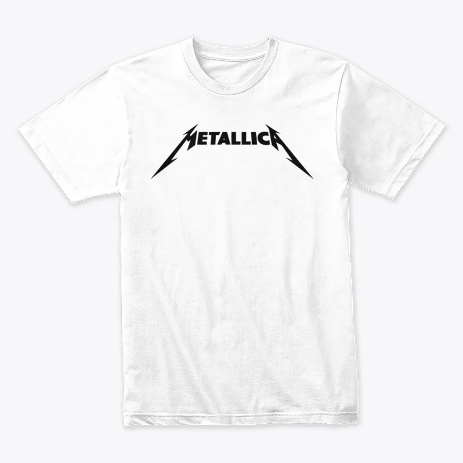Camiseta de algodon Metallica Logo Rock Style - Image 3