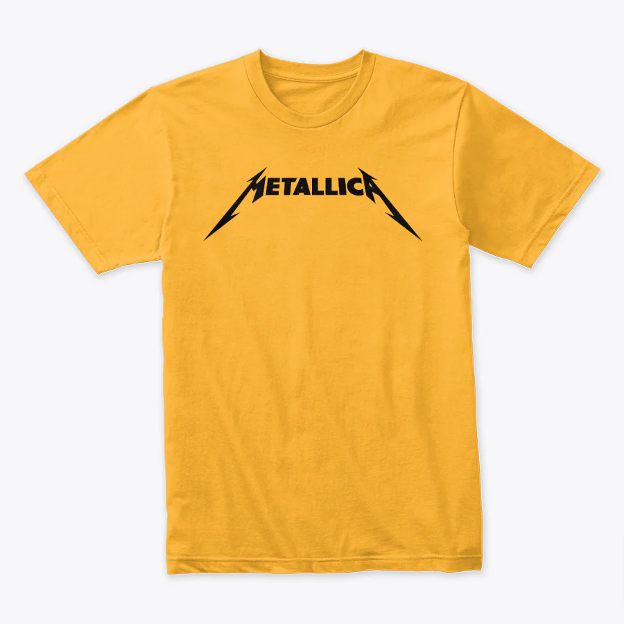 Camiseta de algodon Metallica Logo Rock Style - Image 4