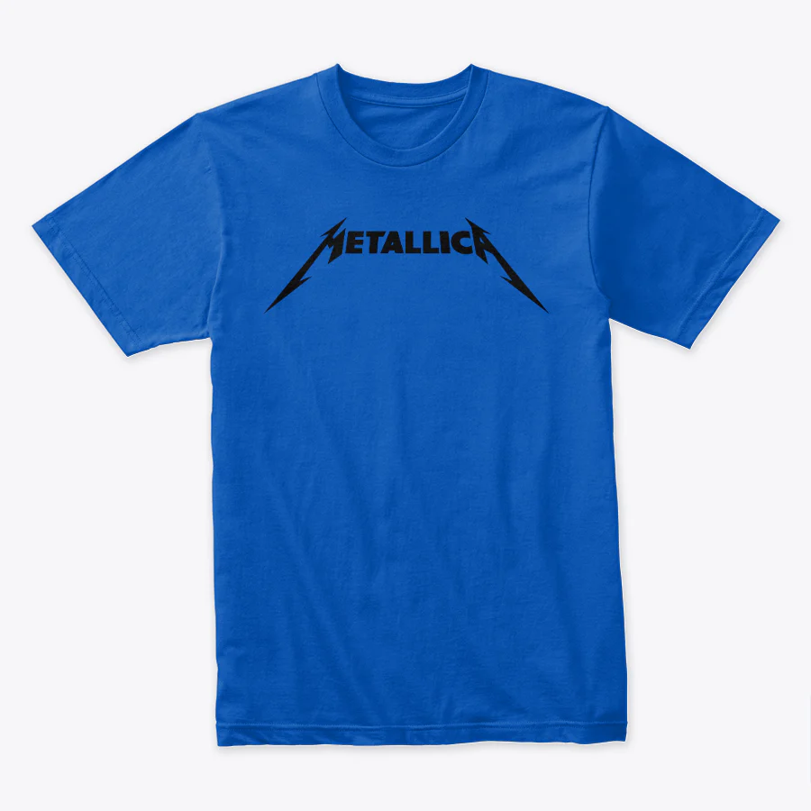 Camiseta de algodon Metallica Logo Rock Style - Image 5