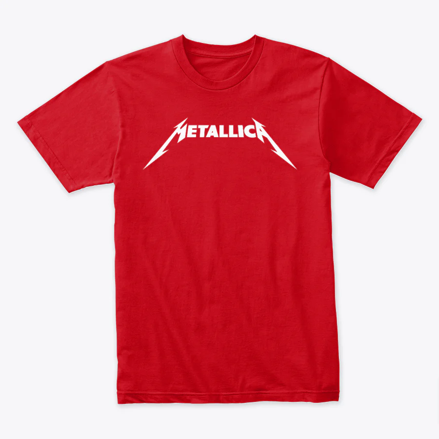 Camiseta de algodon Metallica Logo Rock Style - Image 6