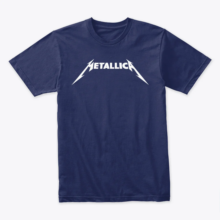 Camiseta de algodon Metallica Logo Rock Style - Image 7