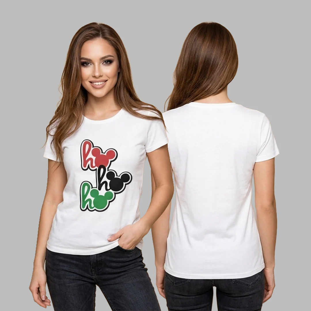 Camiseta Disney Navideña Ho Ho Ho! para mujer - Image 2