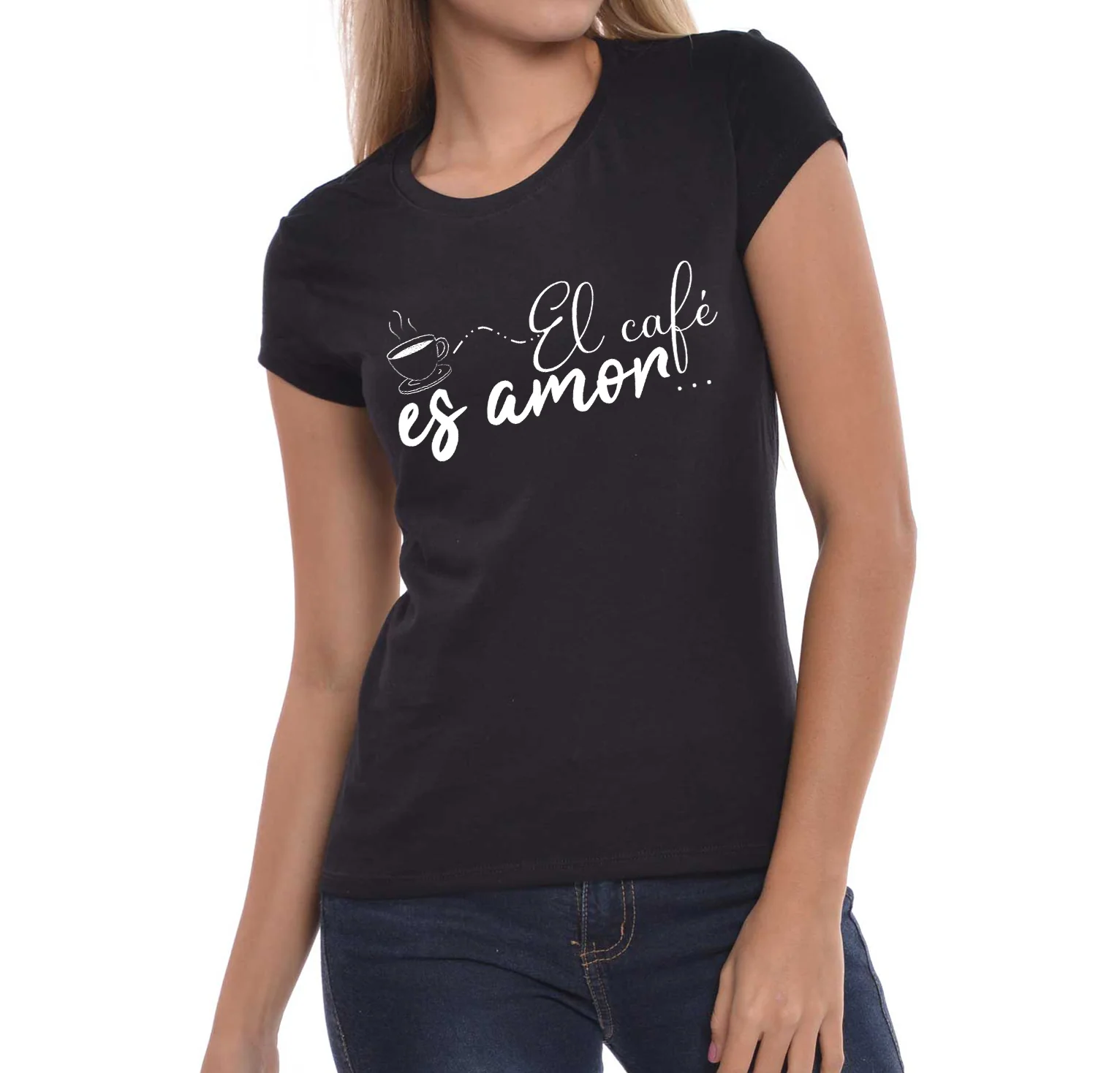 Camiseta el cafe es amor Karisma Para Mujer - Image 2