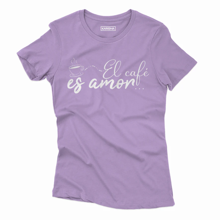 Camiseta el cafe es amor Karisma Para Mujer - Image 5