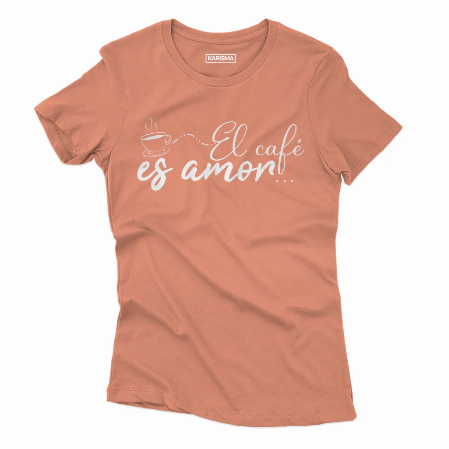 Camiseta el cafe es amor Karisma Para Mujer - Image 6