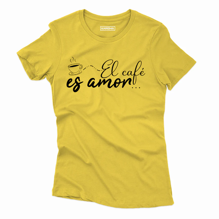 Camiseta el cafe es amor Karisma Para Mujer - Image 8