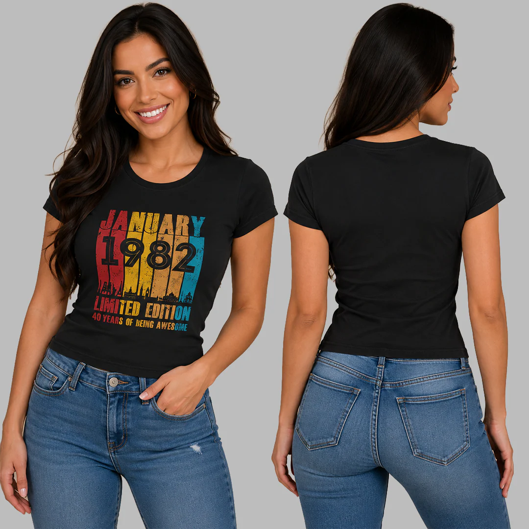 Camiseta en Algodon 1982 January - Image 2