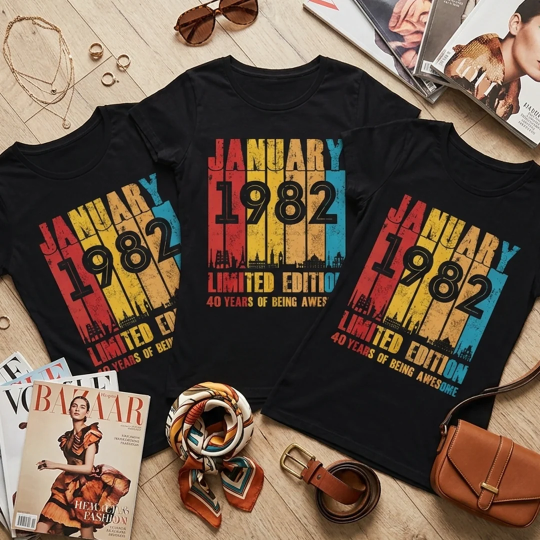 Camiseta en Algodon 1982 January - Image 3