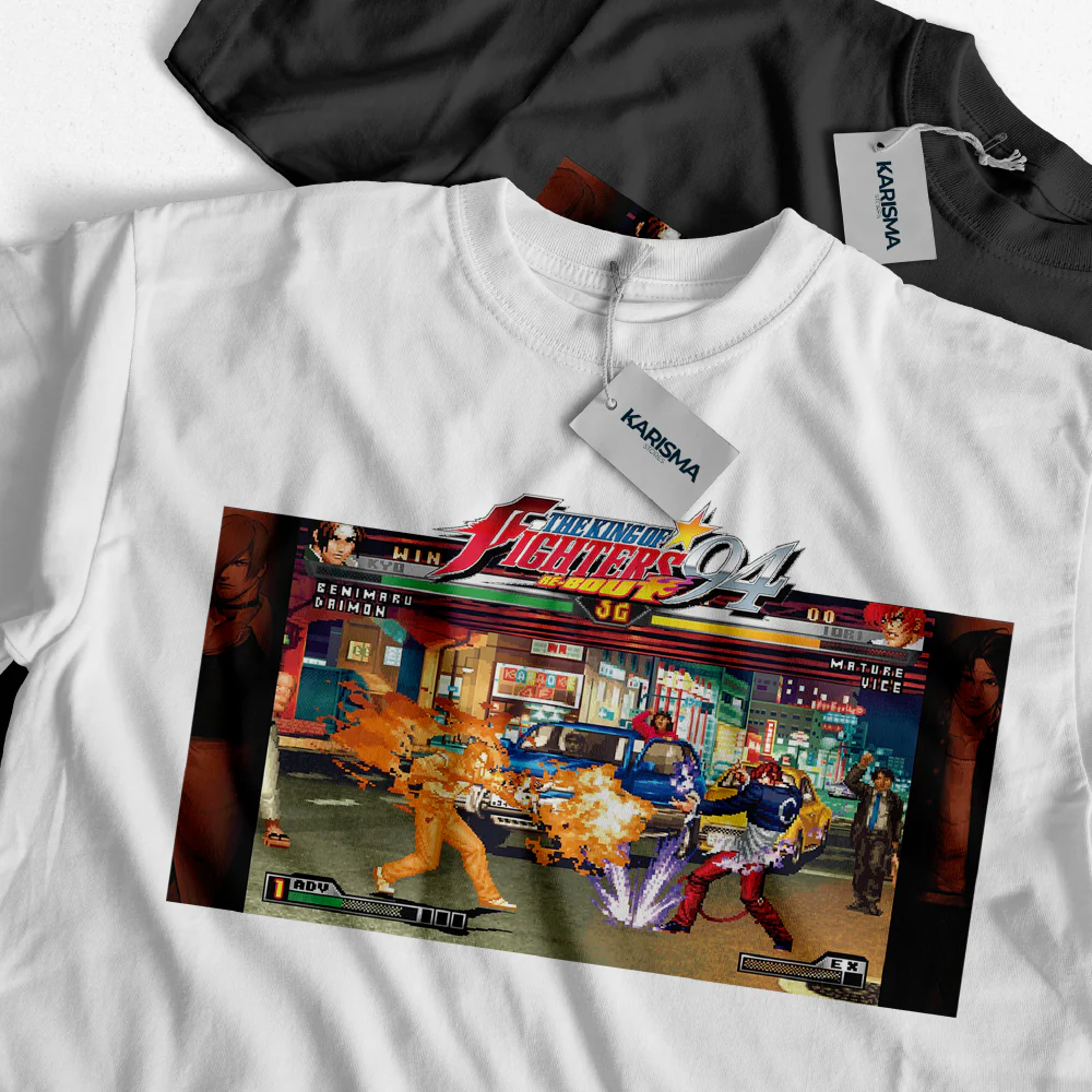 Camiseta en Algodón The king Of Fighter KYO vs Iori ARCADE - Image 5
