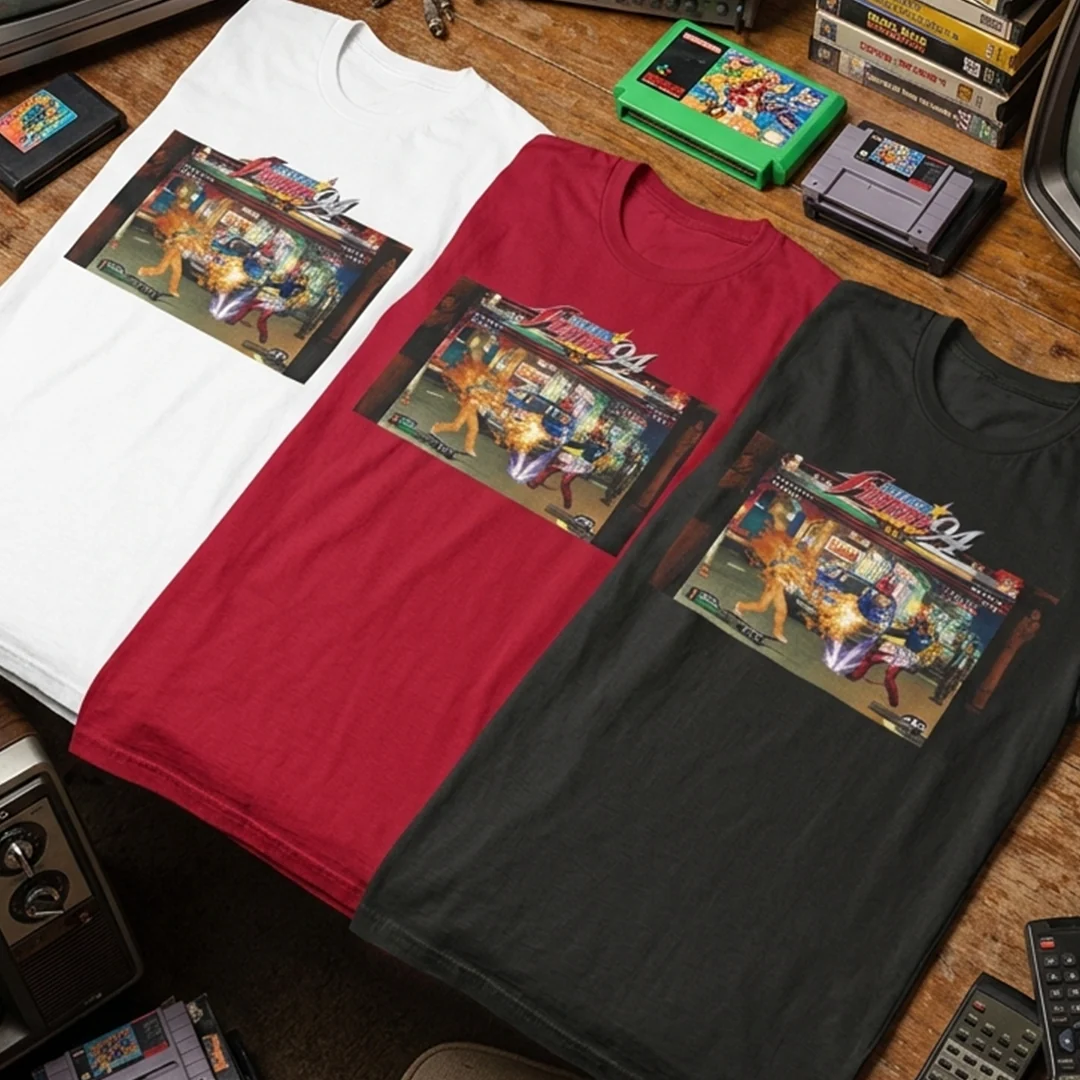 Camiseta en Algodón The king Of Fighter KYO vs Iori ARCADE - Image 6