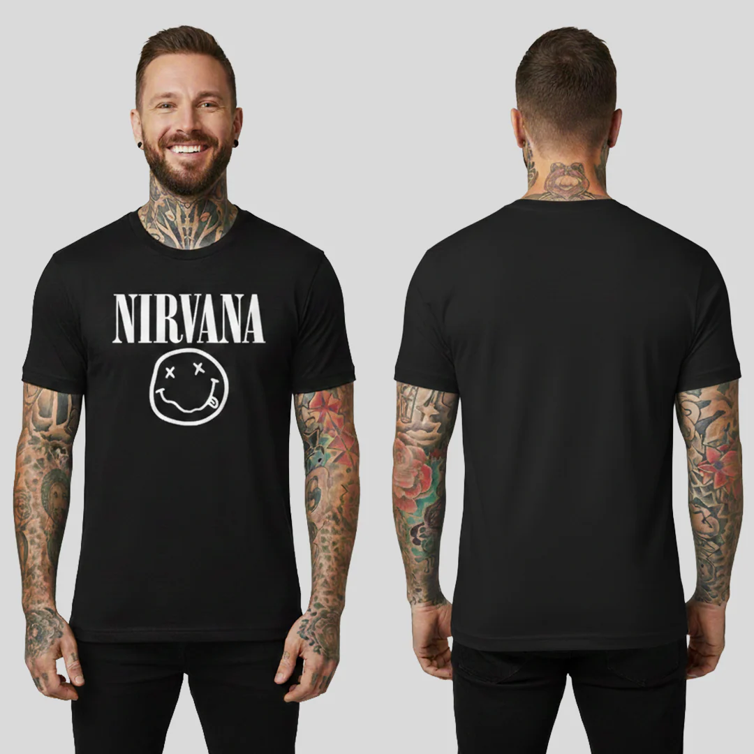 Camiseta en Algodon Nirvana logo - Image 4