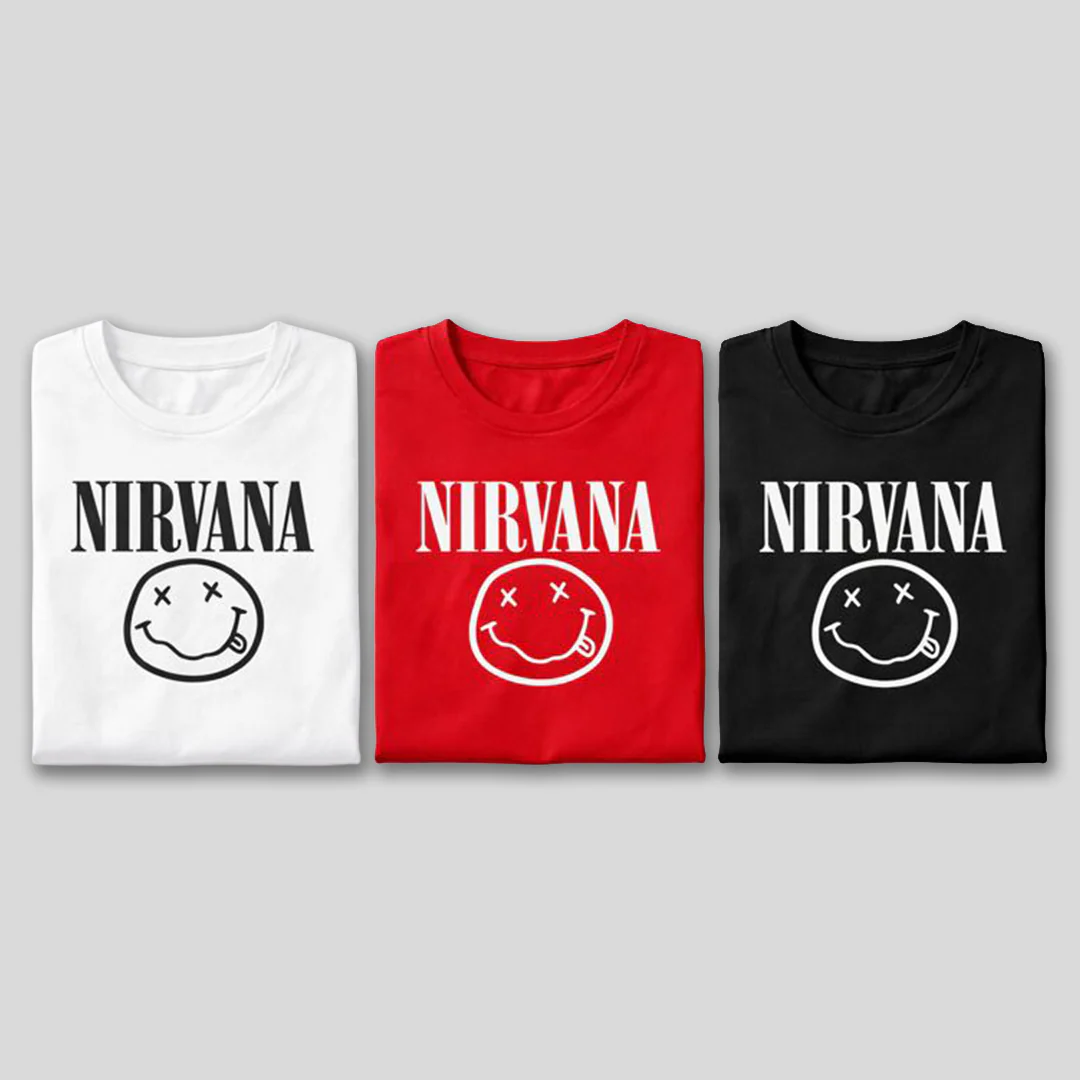 Camiseta en Algodon Nirvana logo - Image 5