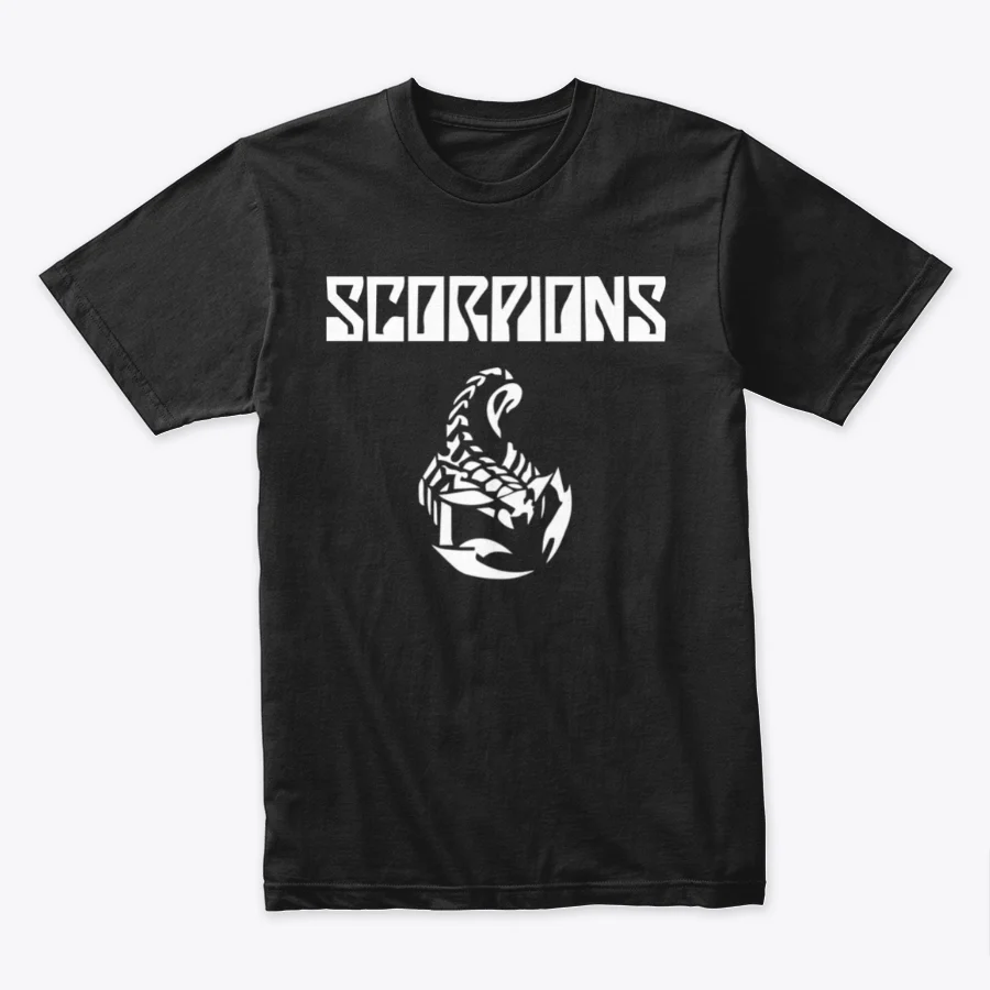 Camiseta En algodon Rock Bands Scorpions Logo - Image 3
