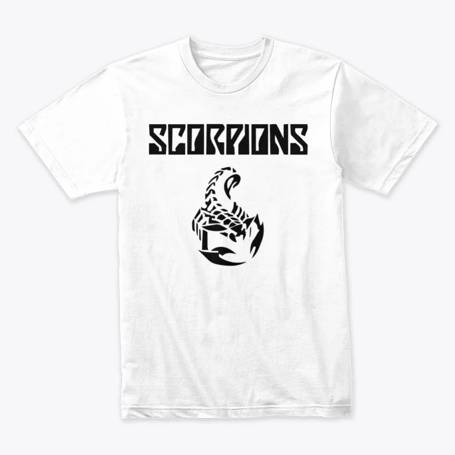 Camiseta En algodon Rock Bands Scorpions Logo - Image 4