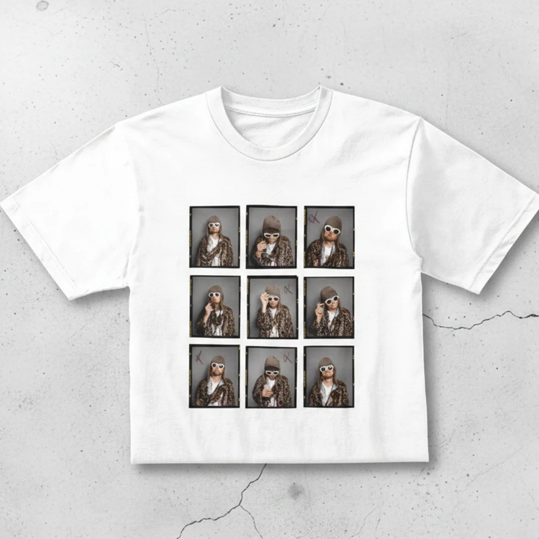Camiseta en Algodon Rock Style Kurt Cobain - Image 3