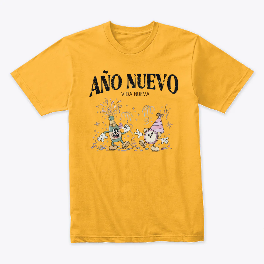 Camiseta Fin De Año, Año Nuevo Vida Nueva