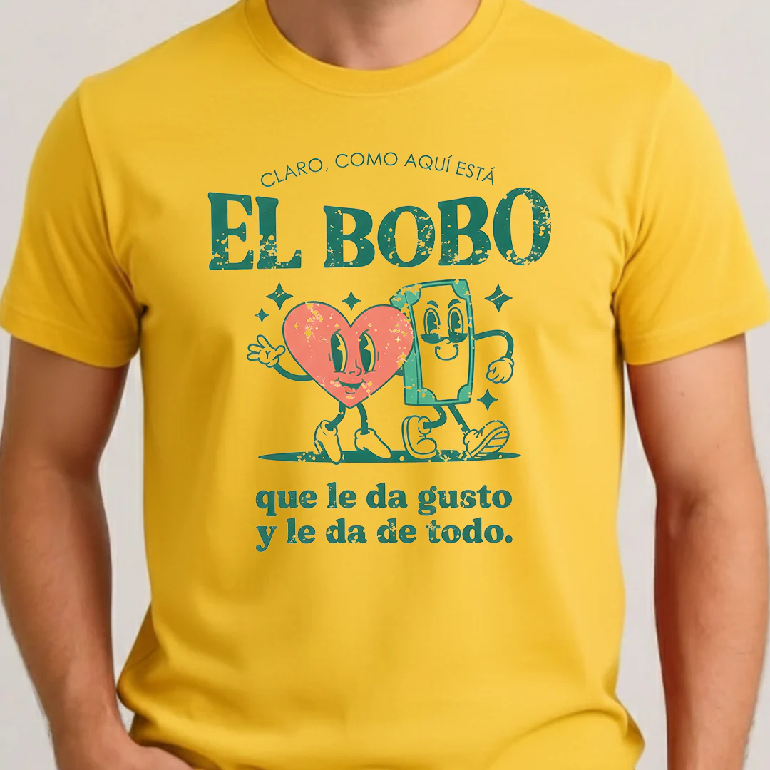 Camiseta Fin De Año Claro Como Aqui esta el bobo - Image 3