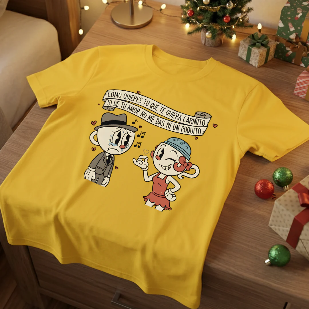 Camiseta Fin De Año Como Quieres Tu Que Te Quiera Cariñito - Image 3