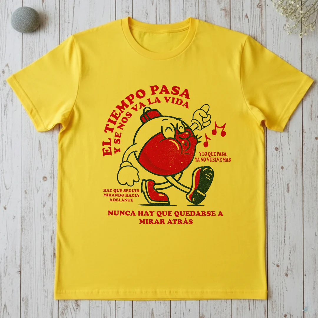 Camiseta Fin De Año El Tiempo Pasa Y Se Nos Va La Vida - Image 2