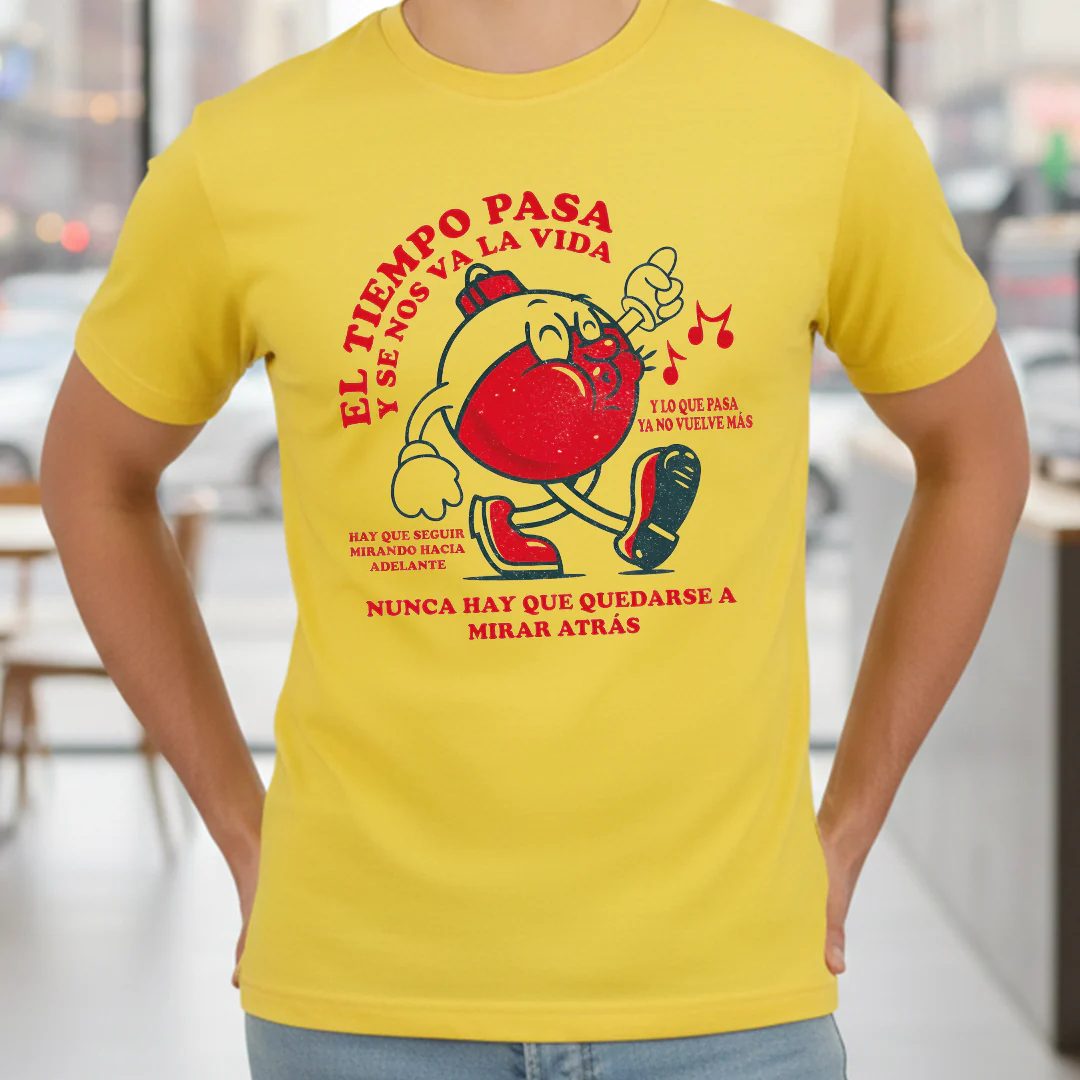 Camiseta Fin De Año El Tiempo Pasa Y Se Nos Va La Vida - Image 3