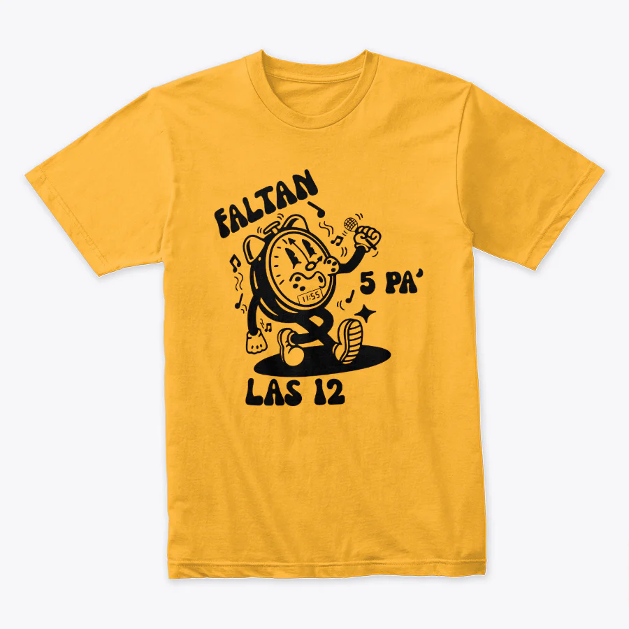 Camiseta Fin De Año Faltan 5 Pa las 12