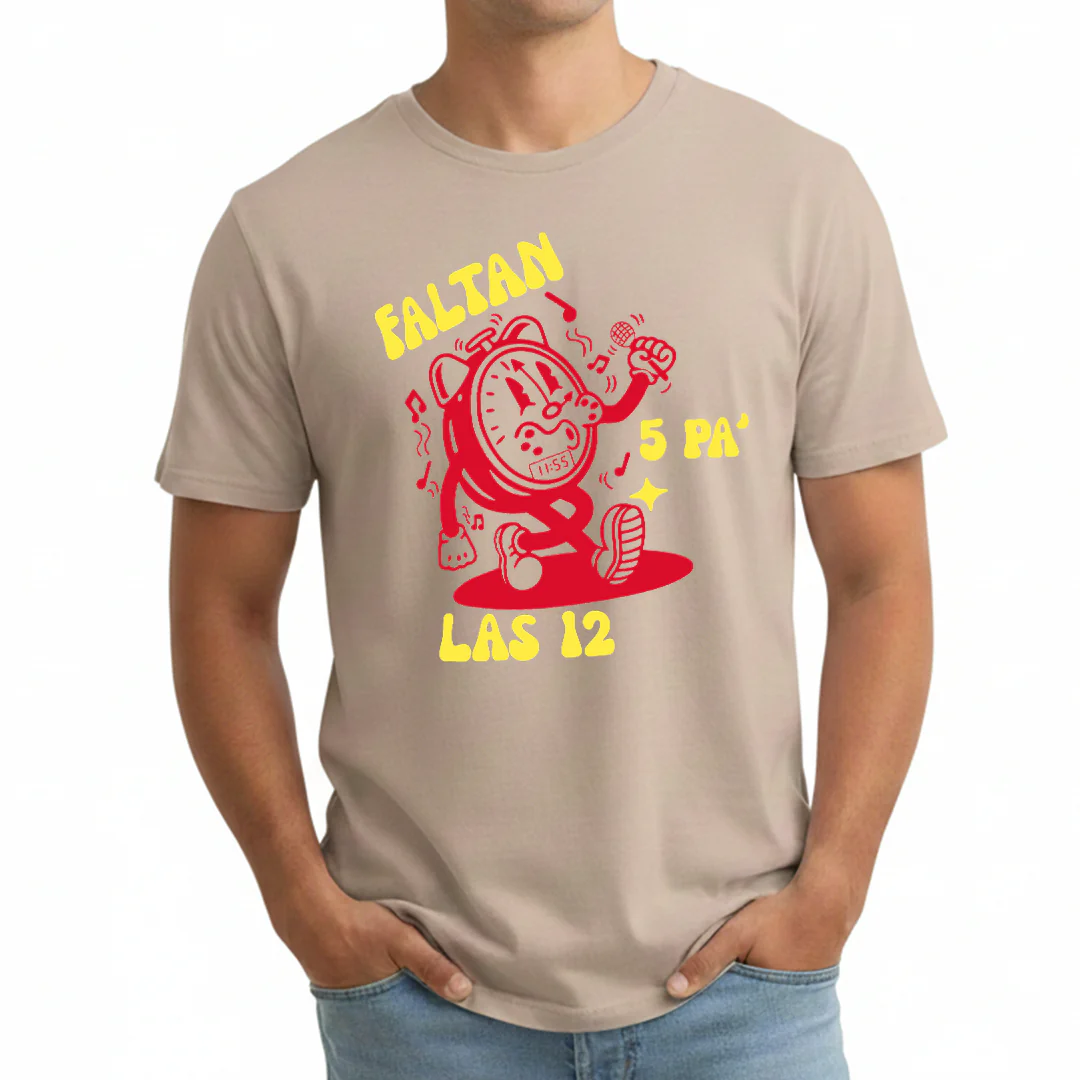 Camiseta Fin De Año Faltan 5 Pa las 12 - Image 2