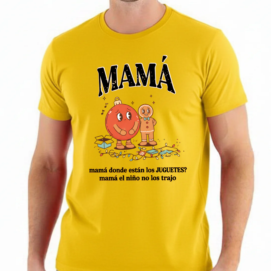 Camiseta Fin De Año Mamá, ¿Dónde están los juguetes? - Image 2