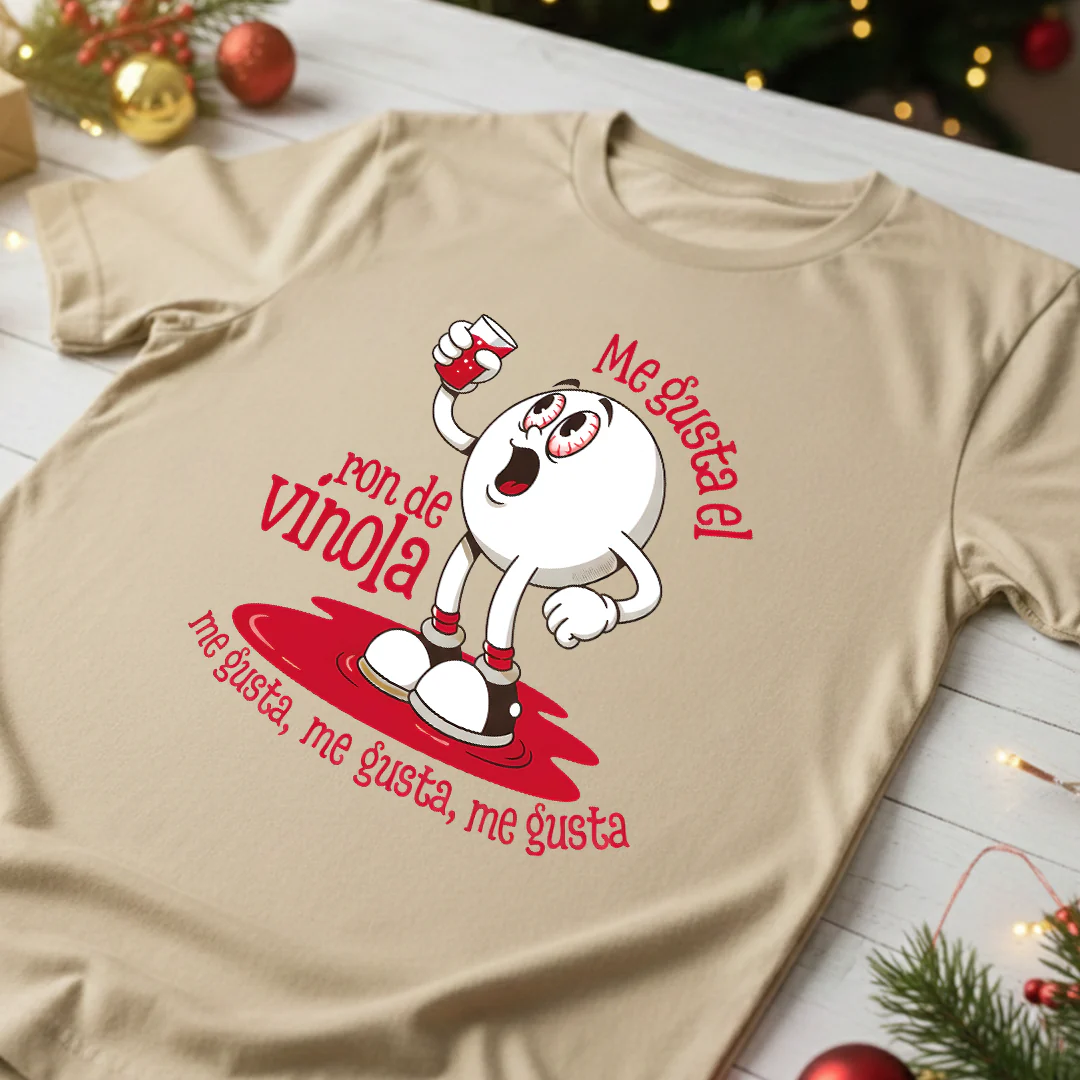 Camiseta Fin De Año Me Gusta El Ron De Vinola - Image 2