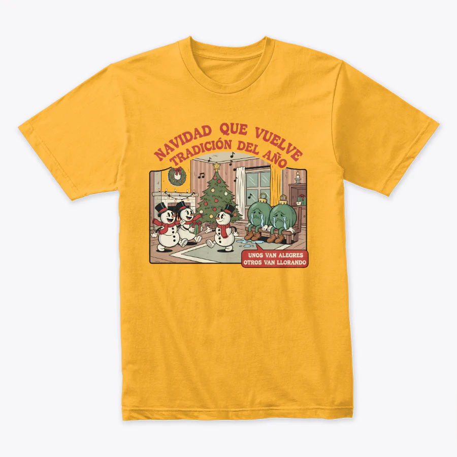 Camiseta Fin De Año Navidad Que Vuelve, Tradicion del Año