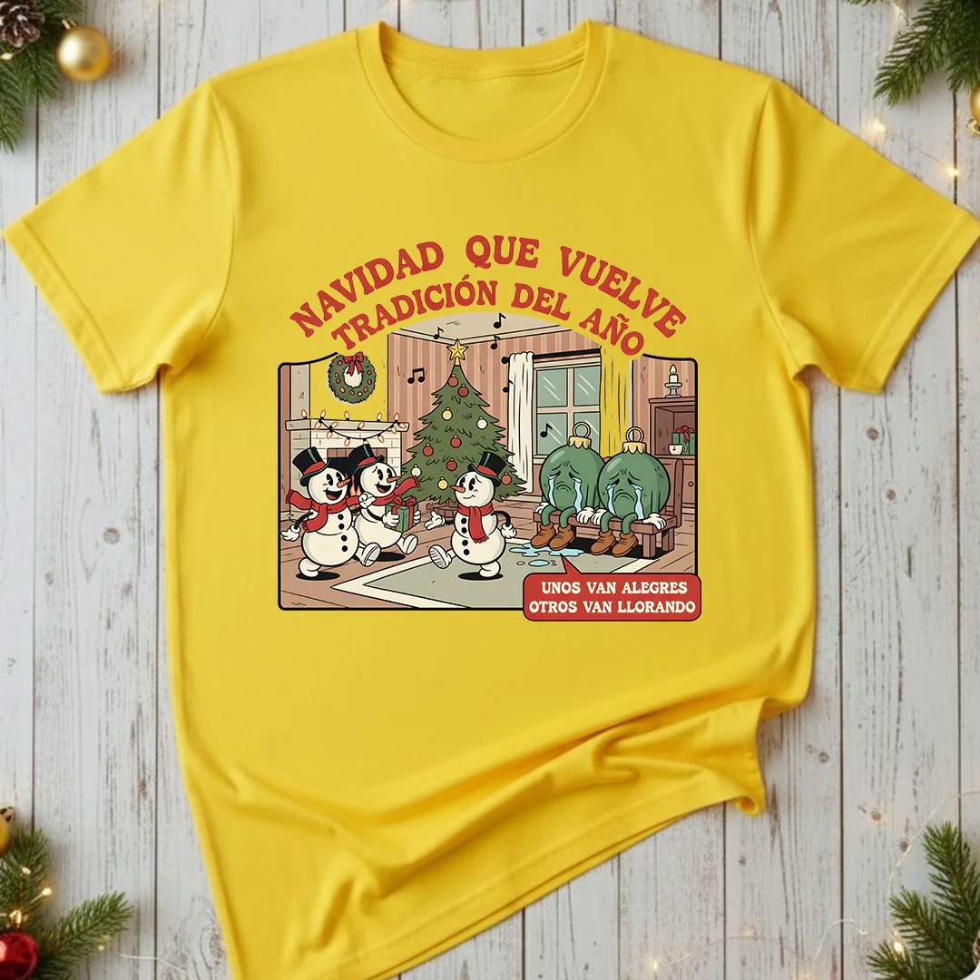 Camiseta Fin De Año Navidad Que Vuelve, Tradicion del Año - Image 2