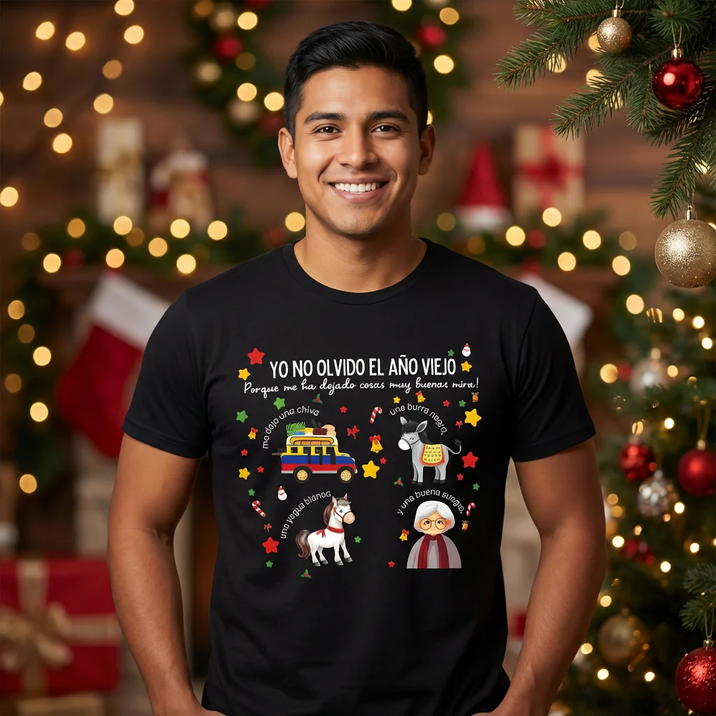 Camiseta Fin De Año Yo No Olvido El Año Viejo - Image 2