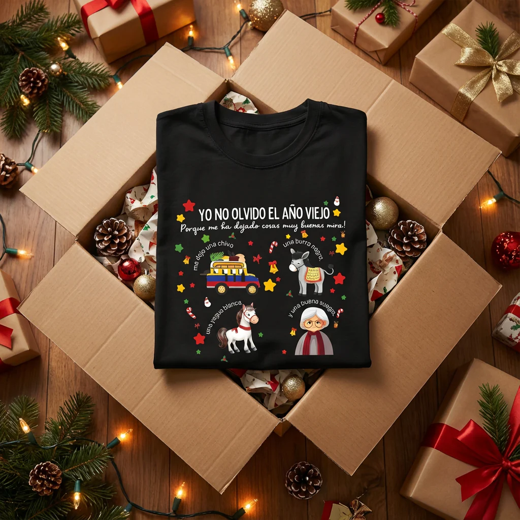 Camiseta Fin De Año Yo No Olvido El Año Viejo - Image 4