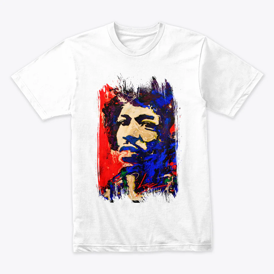 Camiseta Jimmy Hendrix paint Art - Image 2