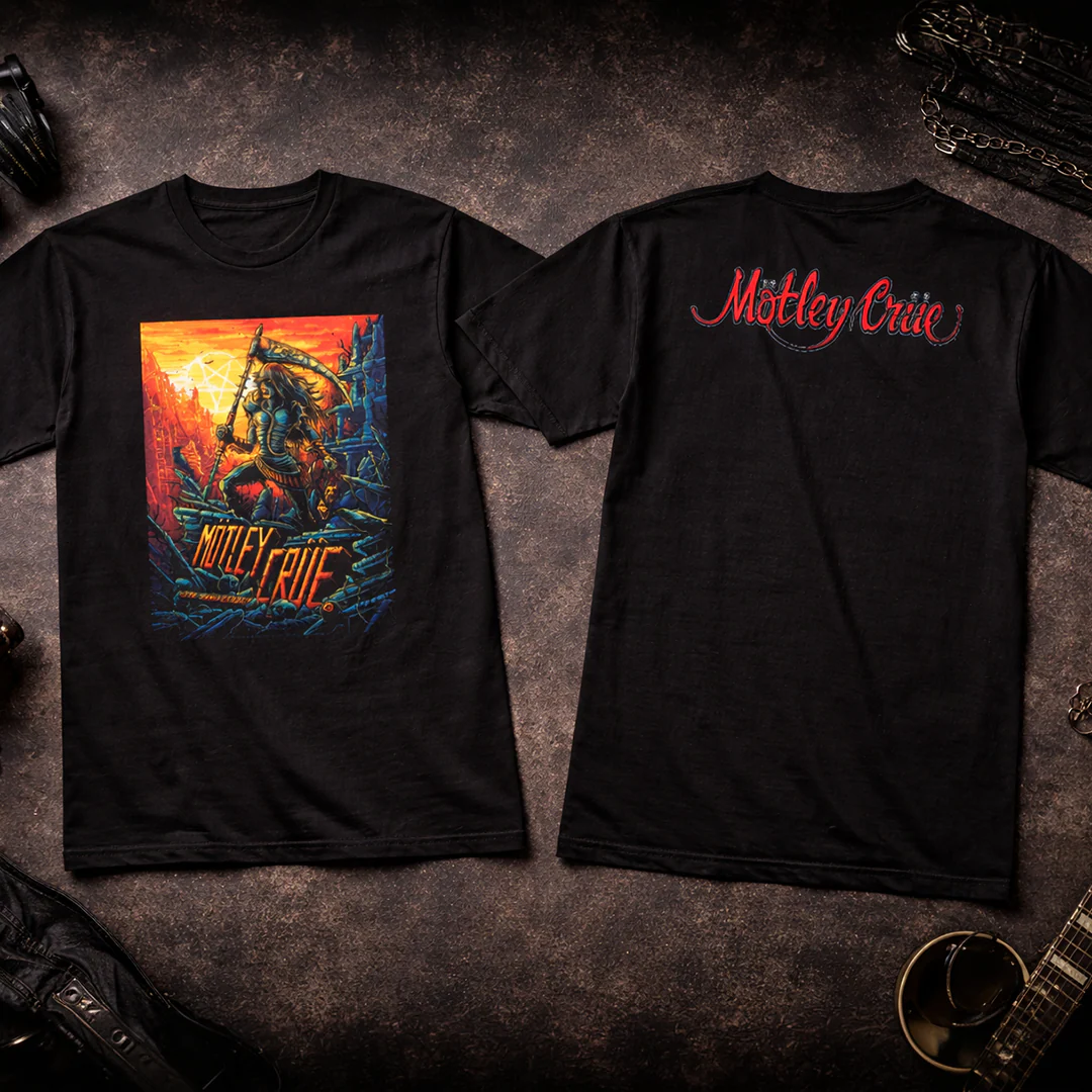 Camiseta Motley Crue 45th Anniversary Poster - Image 4