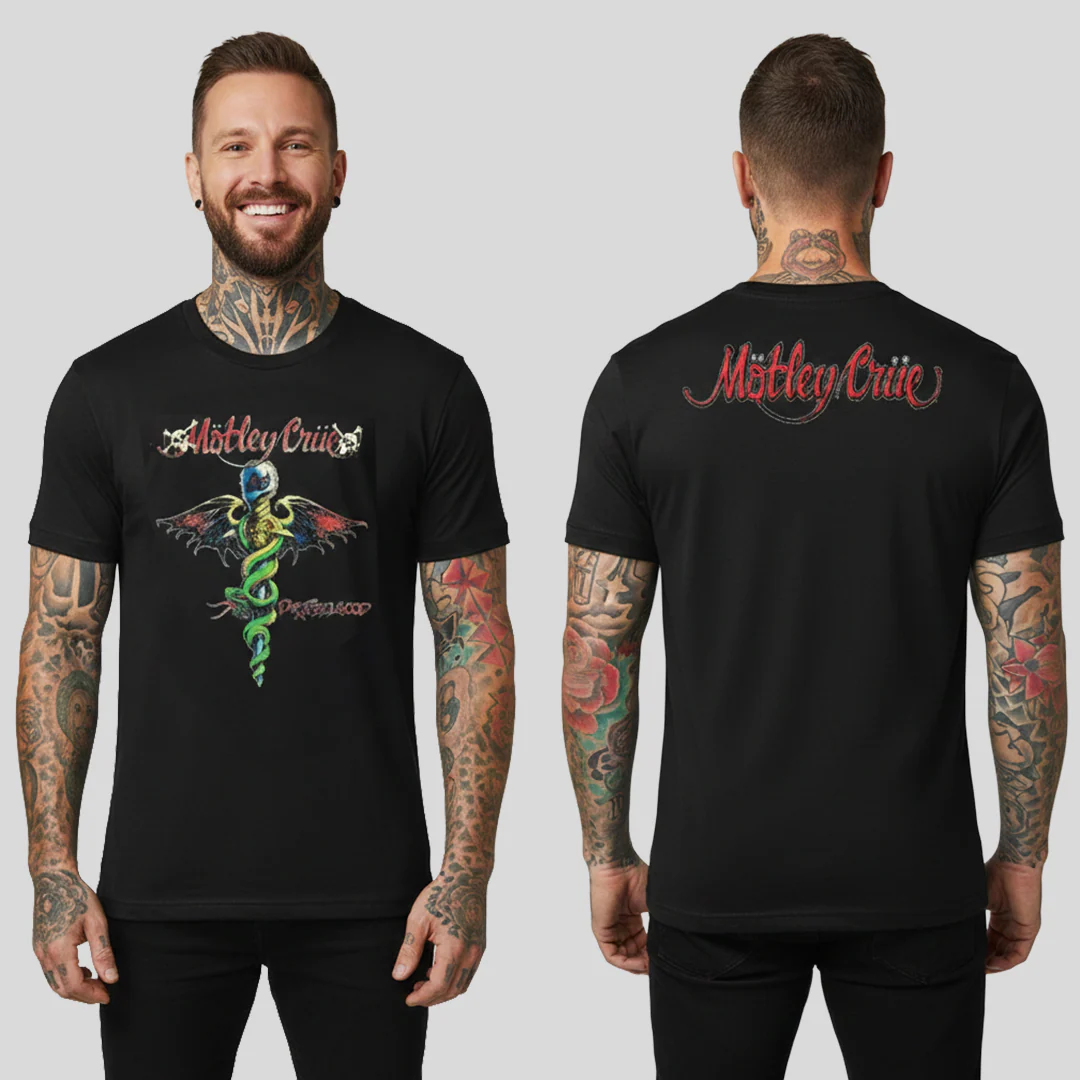 Camiseta Motley Crue Dr. FeelGood Logo Doble estampado - Image 3
