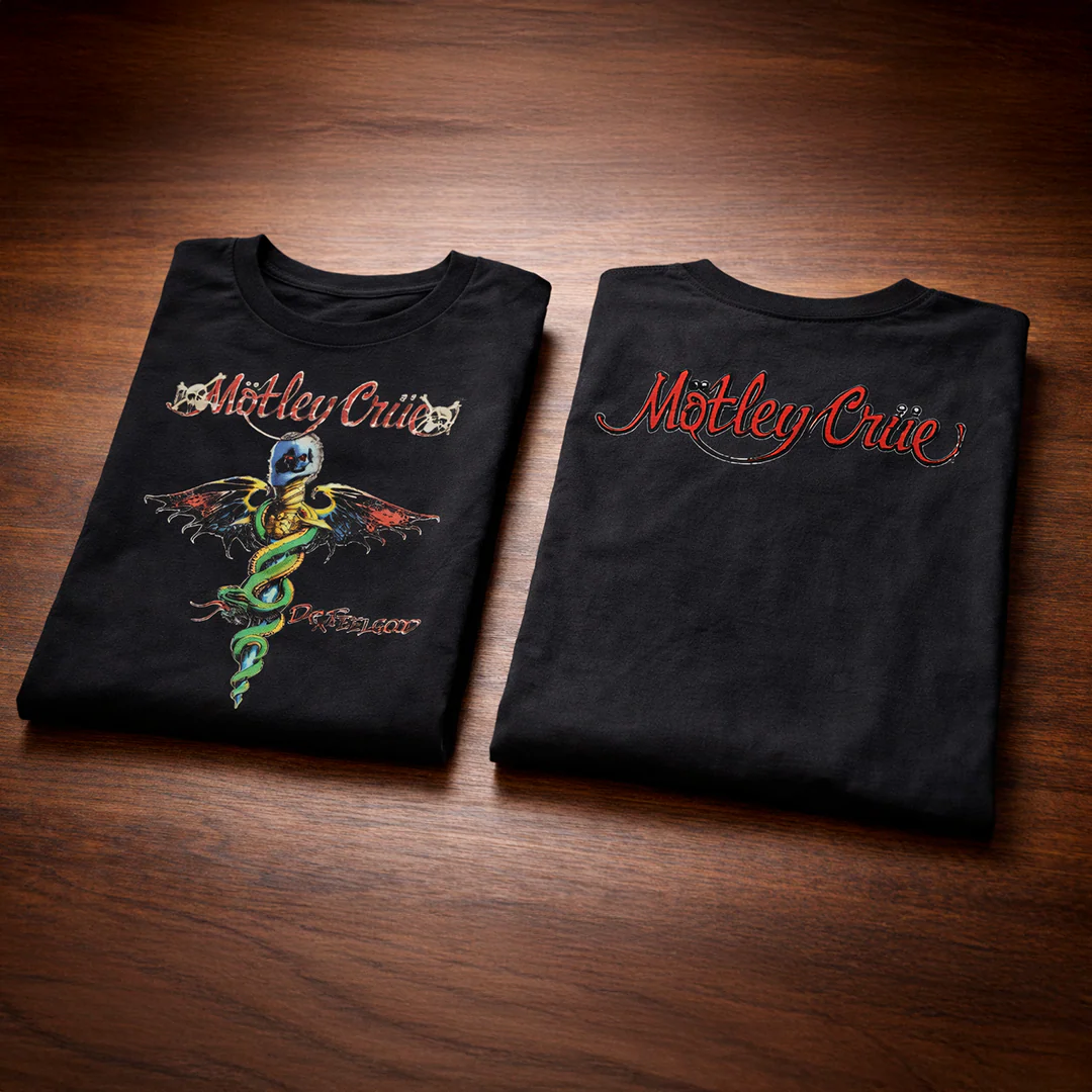 Camiseta Motley Crue Dr. FeelGood Logo Doble estampado - Image 4