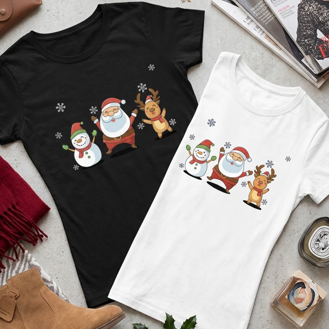 Camiseta Navidad personajes Karisma para mujer - Image 4