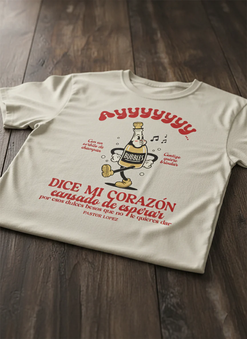 Camiseta Navideña Ayy Dice Mi Corazón Cansado De esperar - Image 2