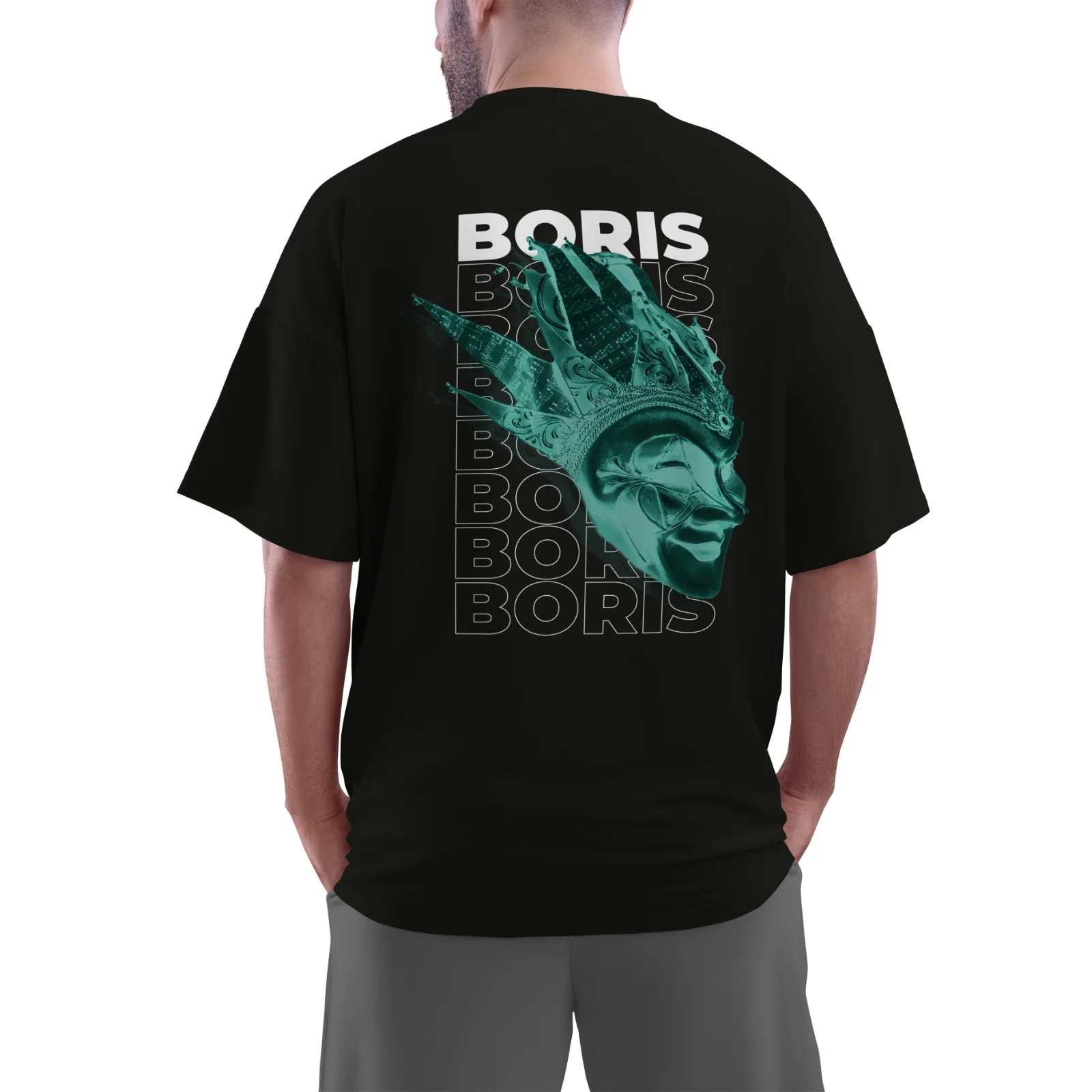 Camiseta Oversize Boris Brejcha FCKNG 2025 Verde - Image 2