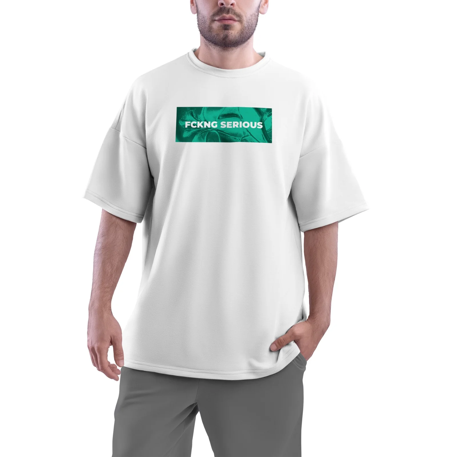 Camiseta Oversize Boris Brejcha FCKNG 2025 Verde - Image 3