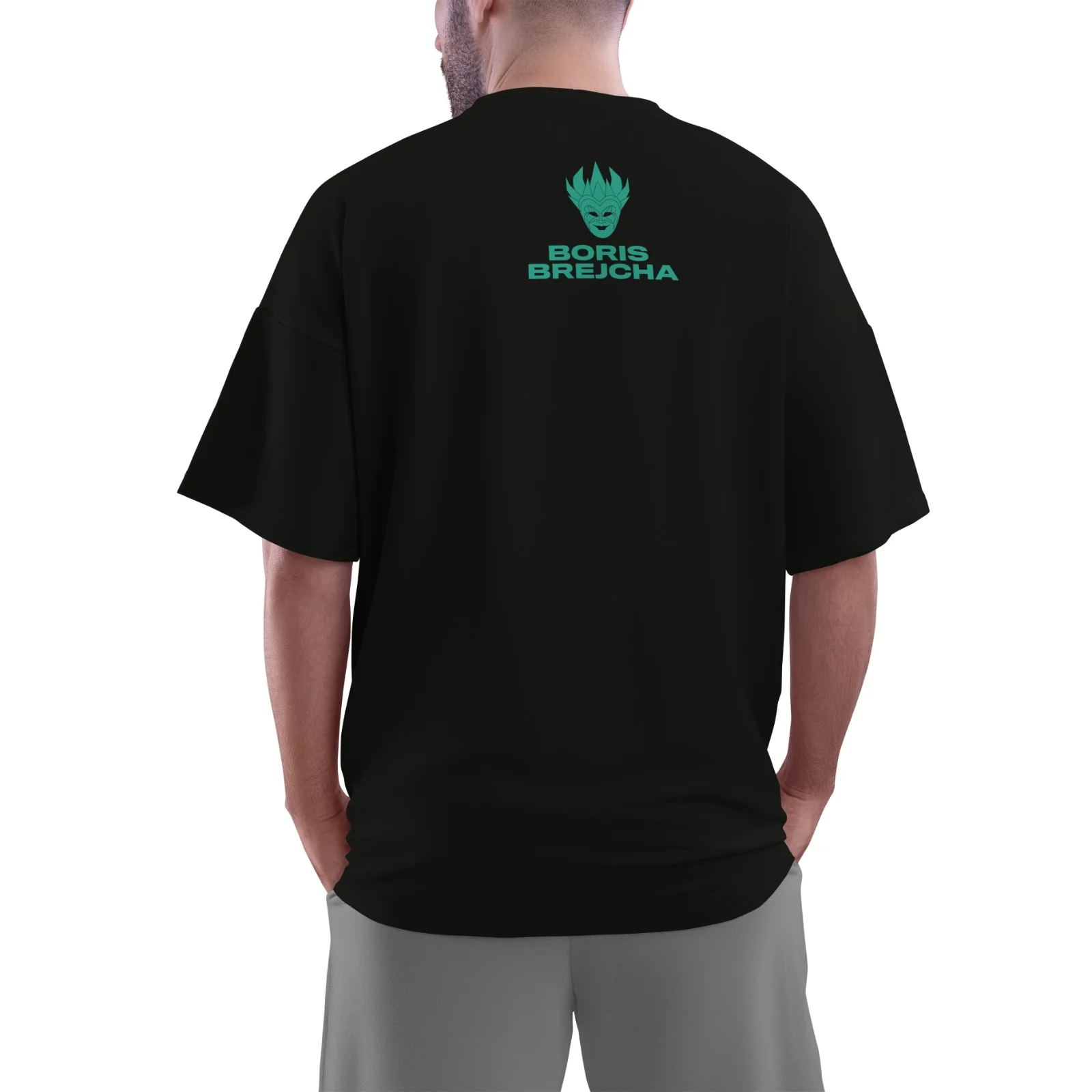 Camiseta Oversize Boris Brejcha Joker 2025 Verde - Image 2