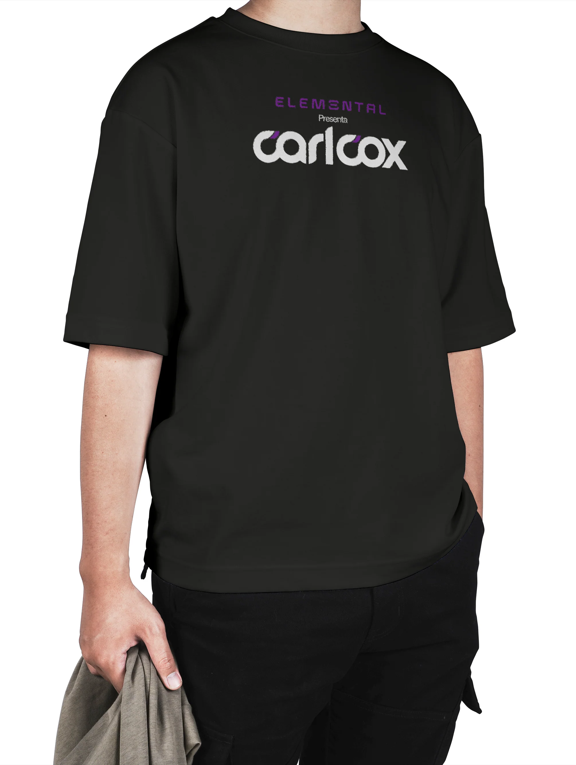 Camiseta Oversize Carl Cox Face 2 - Image 3